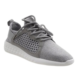 Tênis esportivos cinza HY2811 1