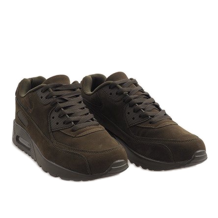 Calçados esportivos verdes Z2014-6 castanho 1