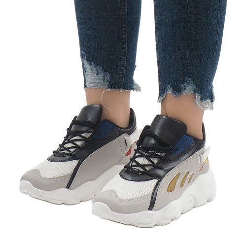 Sapatos esportivos da moda multicoloridos 9115 branco preto vermelho cinza verde 1