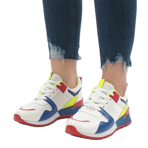 Sapatos esportivos da moda multicoloridos azul 2018-7 branco vermelho verde 1