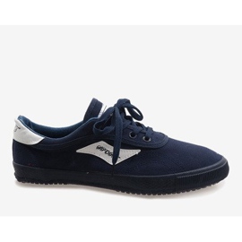 Tênis masculino azul marinho HW01 azul-marinho 2