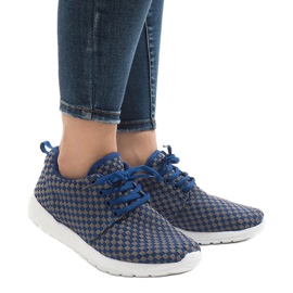 Calçado desportivo azul A5126 2