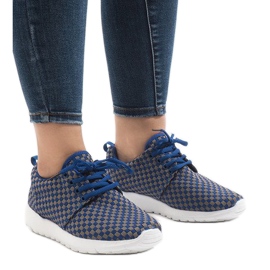 Calçado desportivo azul A5126 1