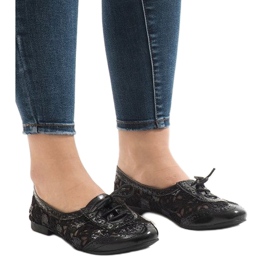 Tênis HC236 de renda preta preto 1