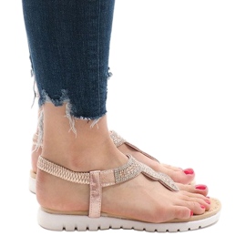 S11 sandálias rosa embelezadas 1