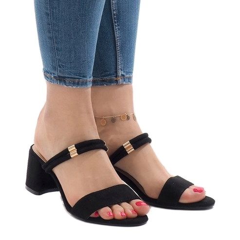 Sapatos de salto alto preto M806 2