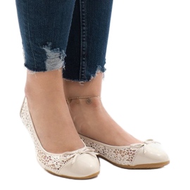 Bailarinas aberturas bege 98-5y 1 Bailarinas aberturas bege 98-5y 1