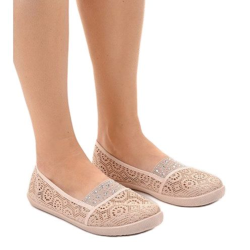 Tênis de renda rosa 1148-Y 1