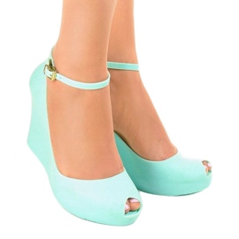 Melissa de borracha azul aberta KM06-4 1