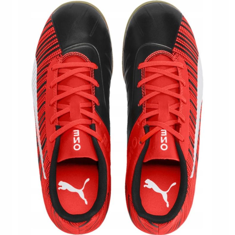 Puma One 5.4 It Jr 105664 03 chuteiras multicolorido vermelho 1