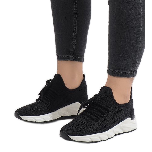 Sapatos esportivos 7766-Y pretos 1