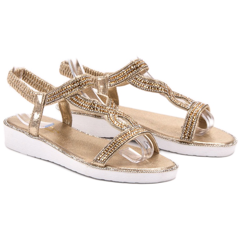 SHELOVET Sandálias Slip-On Wedge amarelo 1