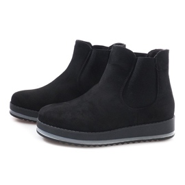Botas quentes botas Jodhpur K-105 pretas preto 1