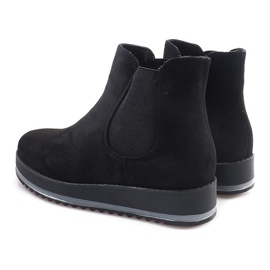 Botas quentes botas Jodhpur K-105 pretas preto 2