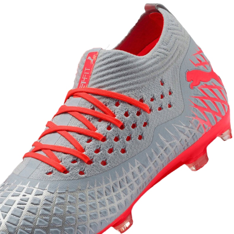 Chuteiras Puma Future 4.2 Netfit Fg / Ag M 105611-01 multicolorido cinza 1