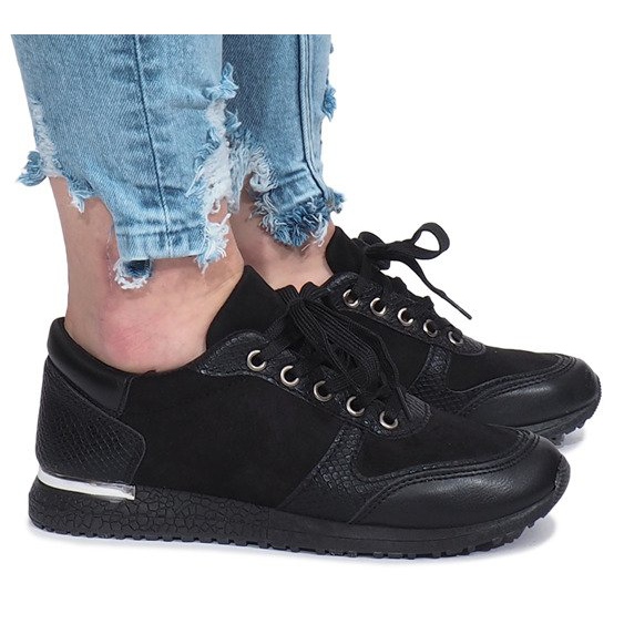 Tênis esportivos pretos Lyon 1