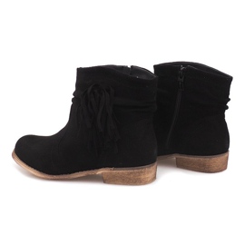 Botas de camurça bota Jodhpur ZY9040 preta preto 1