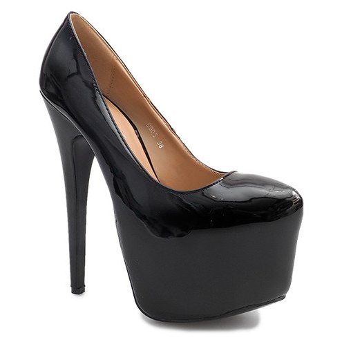 Pinos altos lacados na plataforma D905 preto 1