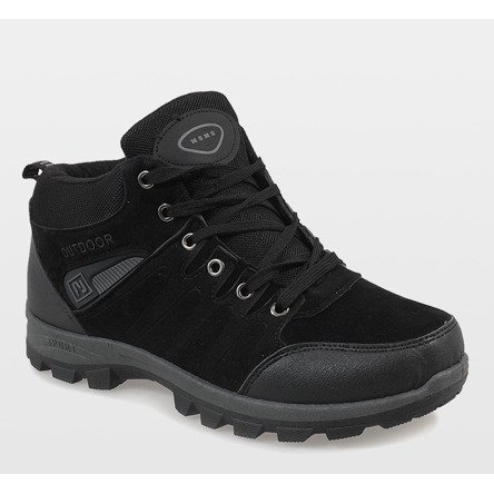 Botas de neve pretas com isolamento KFT001 preto 1 Botas de neve pretas com isolamento KFT001 preto 1