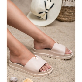 SHELOVET Chinelos na plataforma rosa 2