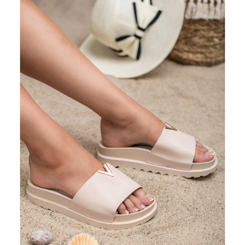 SHELOVET Chinelos na plataforma rosa 2