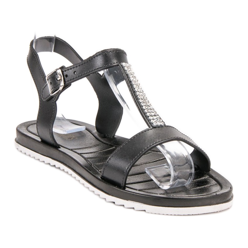 SHELOVET Sandálias de borracha preto 1