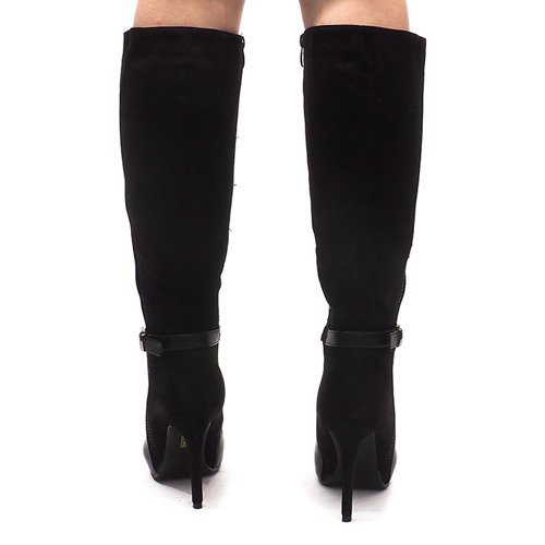 Botas de salto alto 8022 pretas preto 1 Botas de salto alto 8022 pretas preto 1