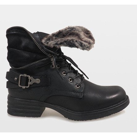 Botas isoladas pretas JA3203 preto 1 Botas isoladas pretas JA3203 preto 1