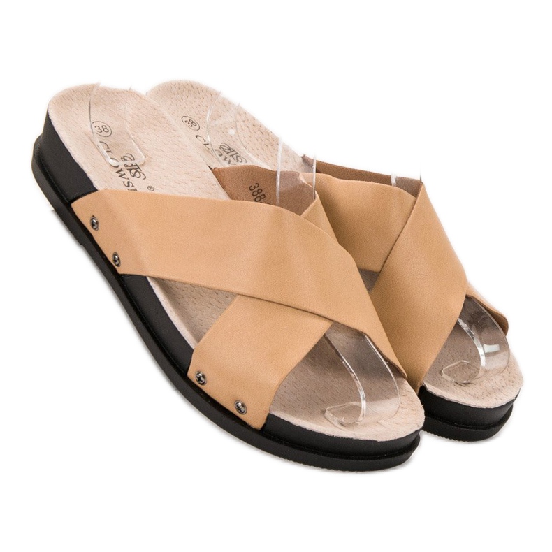 Clowse Chinelos bege 2 Clowse Chinelos bege 2