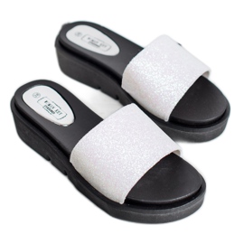 SHELOVET Chinelos de borracha branco 1