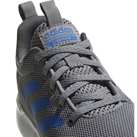 Sapatos para adidas Lite Racer K cinza azul Jr F35440 2