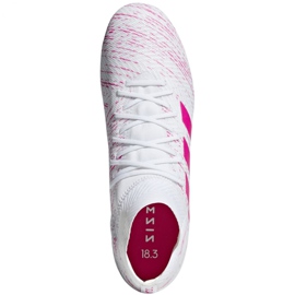 Chuteiras Adidas Nemeziz 18.3 Fg M BB9436 branco branco 1