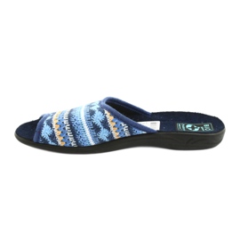 Chinelos de suéter norueguês Adanex preto azul marinho azul amarelo 2