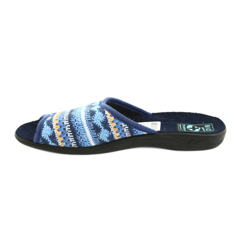 Chinelos de suéter norueguês Adanex preto azul marinho azul amarelo 2