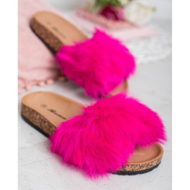 Bona Chinelos com pele rosa 1