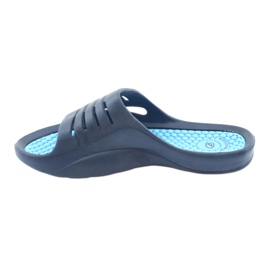 Chinelos American Club de espuma azul para água azul marinho 2