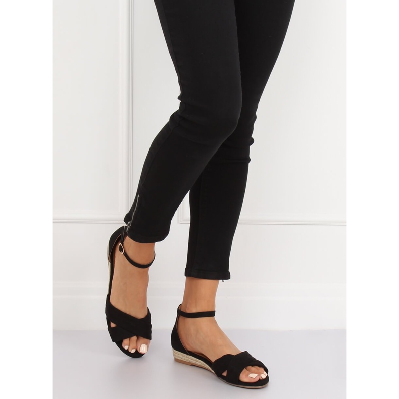 Sandálias pretas alpercatas 9R121 pretas preto 1