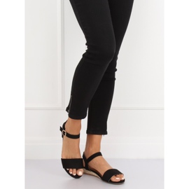 Sandálias pretas alpercatas 9R73 pretas preto 1