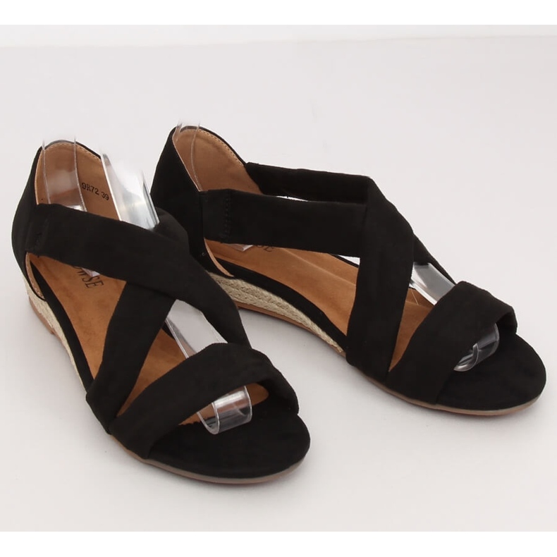 Sandálias pretas alpercatas 9R72 pretas preto 1