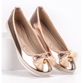 COLORFUL Bailarinas douradas elegantes dourado 1