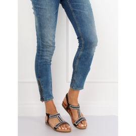 Sandálias femininas pretas HT-67 pretas preto 1