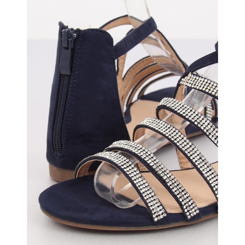 Sandálias azul marinho para mulheres LL6339 Blue 1