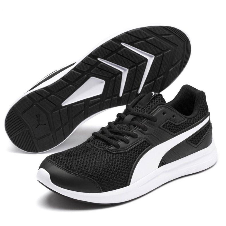 Sapatos Puma Escaper Core M 369985 01 preto e branco 2 Sapatos Puma Escaper Core M 369985 01 preto e branco 2