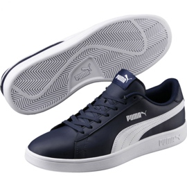 Sapatos Puma Smash v2 LM 365215 05 azul marinho azul-marinho 2