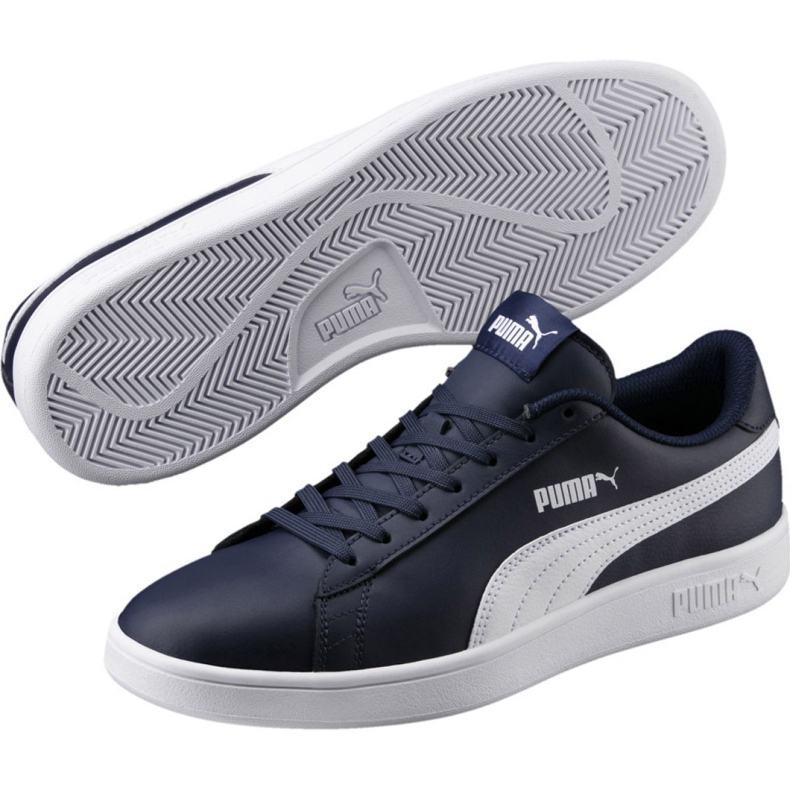 Sapatos Puma Smash v2 LM 365215 05 azul marinho azul-marinho 2