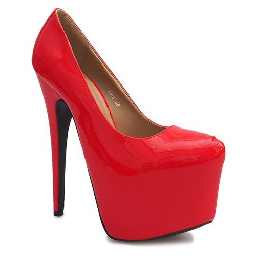 Pinos altos lacados na plataforma vermelha D905 vermelho 1