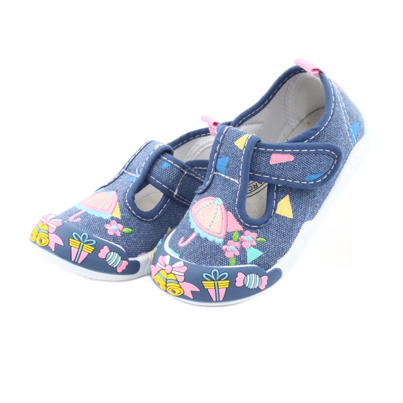 Inserção de couro para tênis American Club TEN30 azul rosa 3