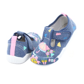 Inserção de couro para tênis American Club TEN30 azul rosa 4