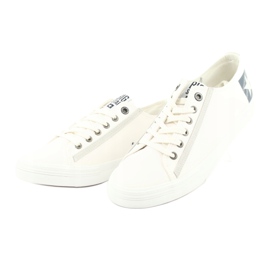 Big Star Half-TropeCs dos homens BIAłe 174074 com couro ecológico branco 2