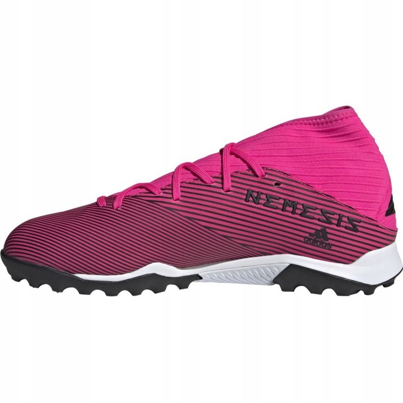 Chuteiras adidas Nemeziz 19.3 Tf M F34426 rosa preto 1